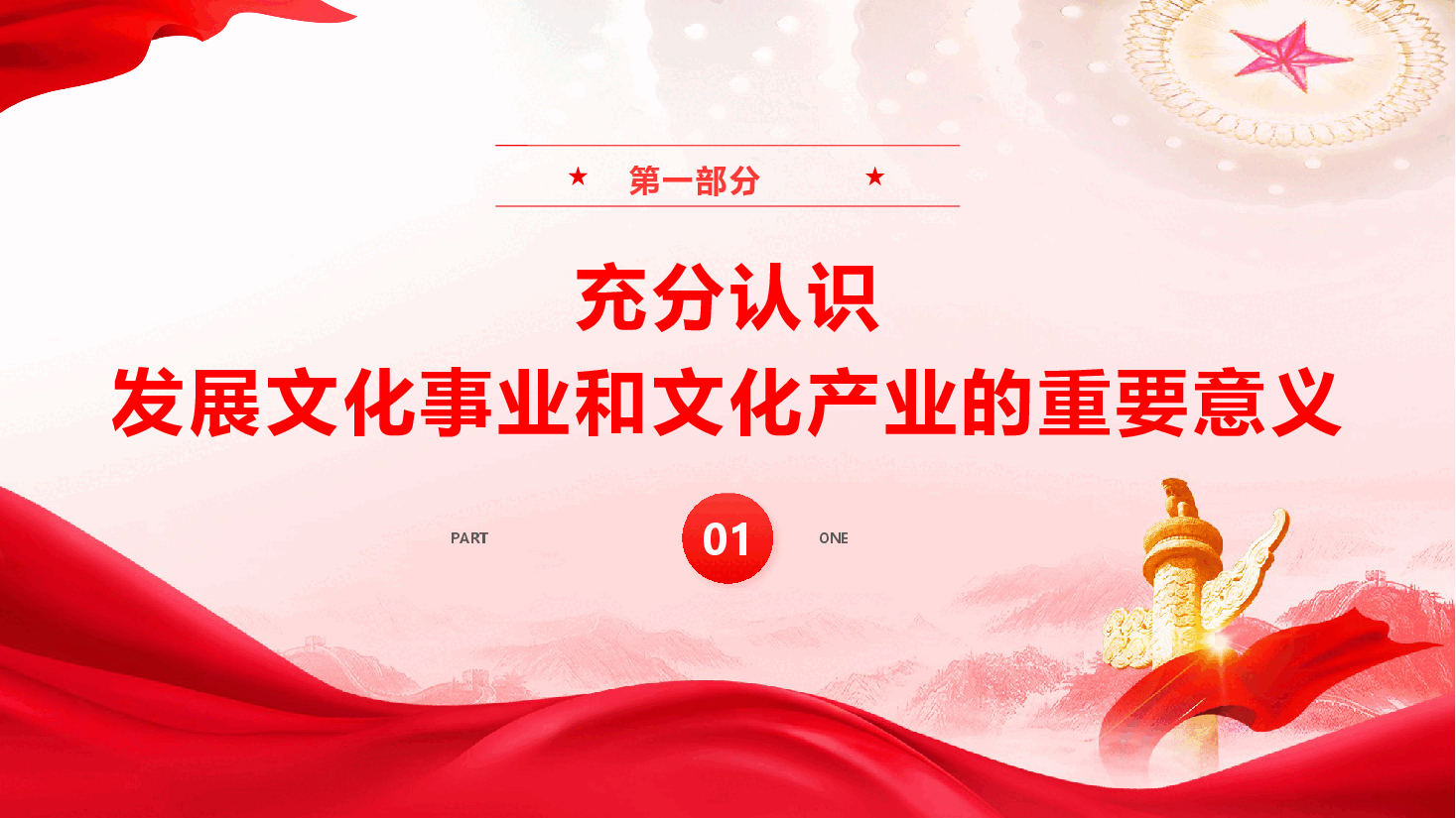 文旅系统学习党的二十届四中全会精神《深入学习贯彻全会精神,发展文化事业和文化产业》(PPT+文字稿).pptx,第4页预览