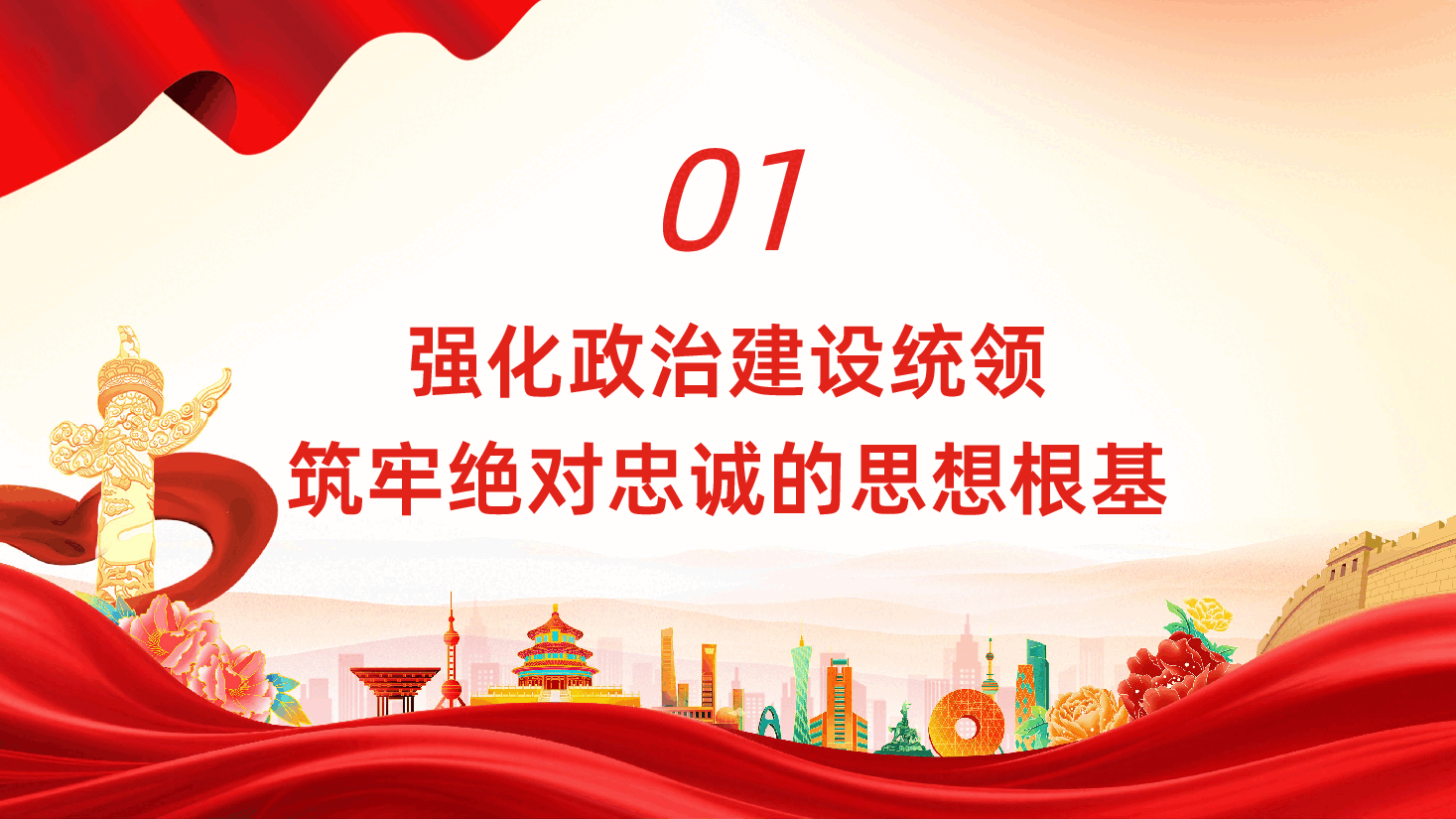 2025年党支部党建工作情况总结报告PPT课件.pptx,第4页预览