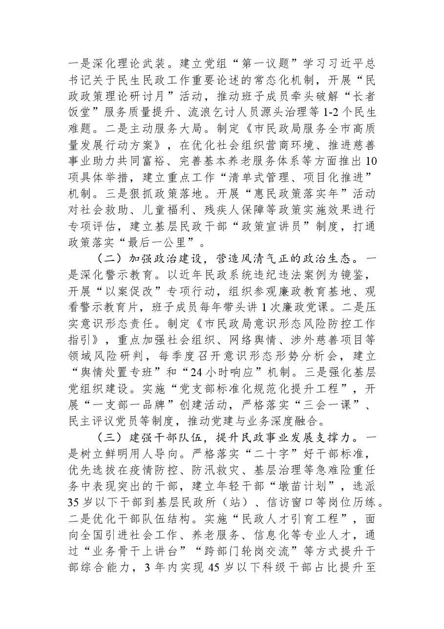 市民政局党组领导班子2025年巡视整改专题民主生活会对照检查材料.docx,第4页预览