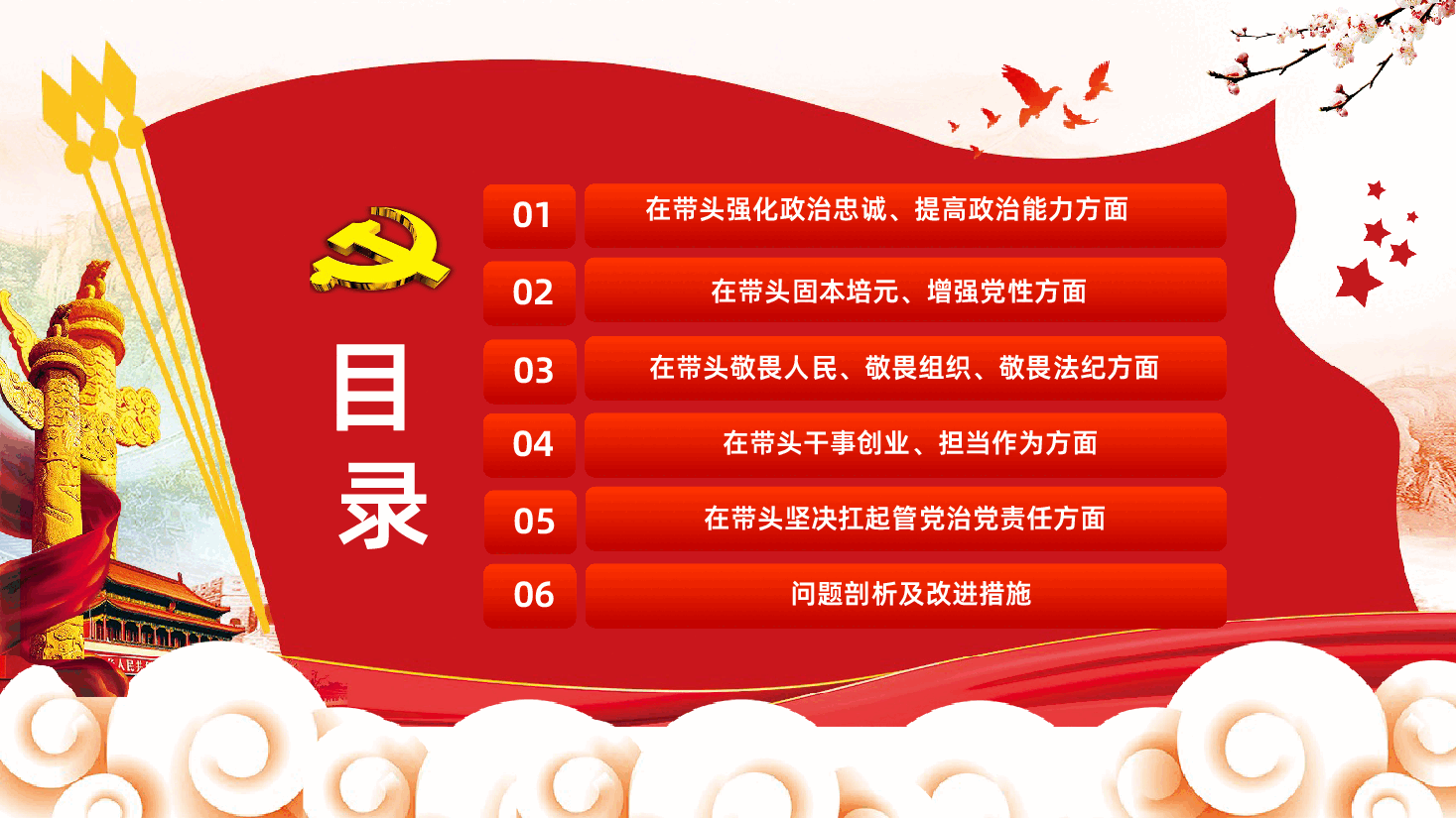 民主生活会个人对照检查材料PPT课件.pptx,第3页预览