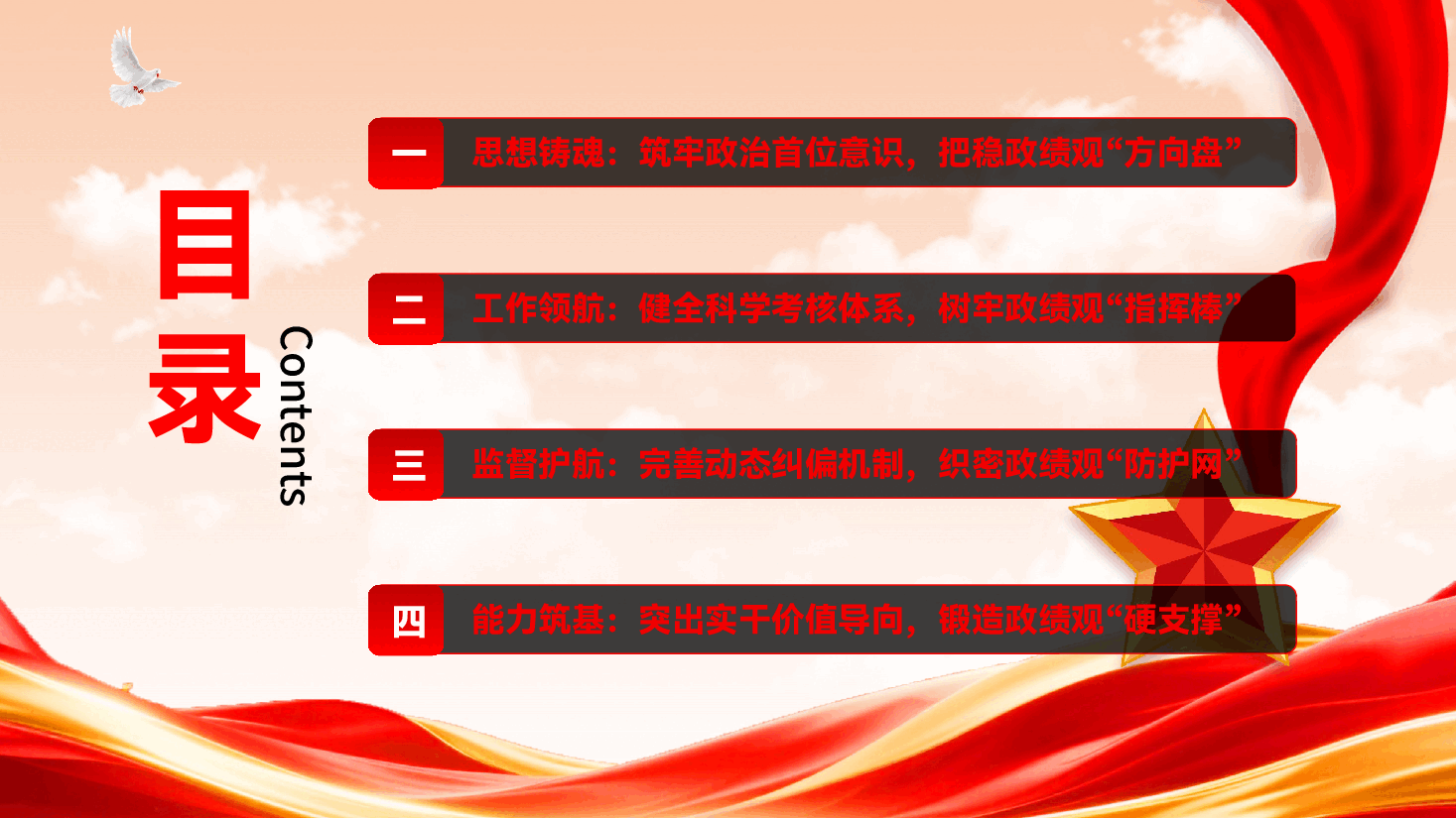 政绩观教育专题辅导PPT(附文稿):树立和践行正确政绩观,以实干实绩推动高质量发展.pptx,第4页预览