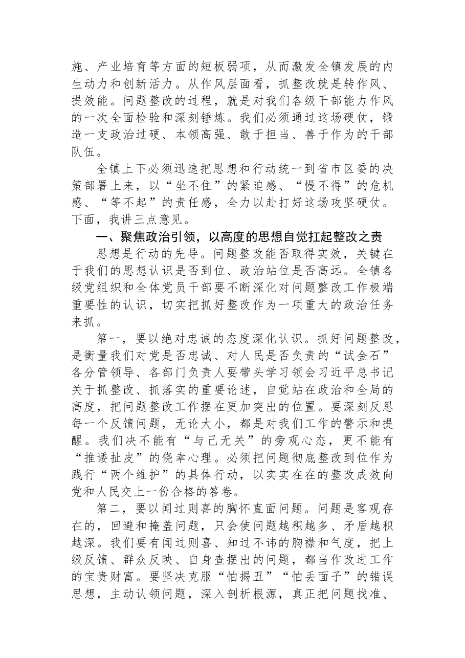 在XX镇党委(扩大)会议上的讲话.docx,第2页预览