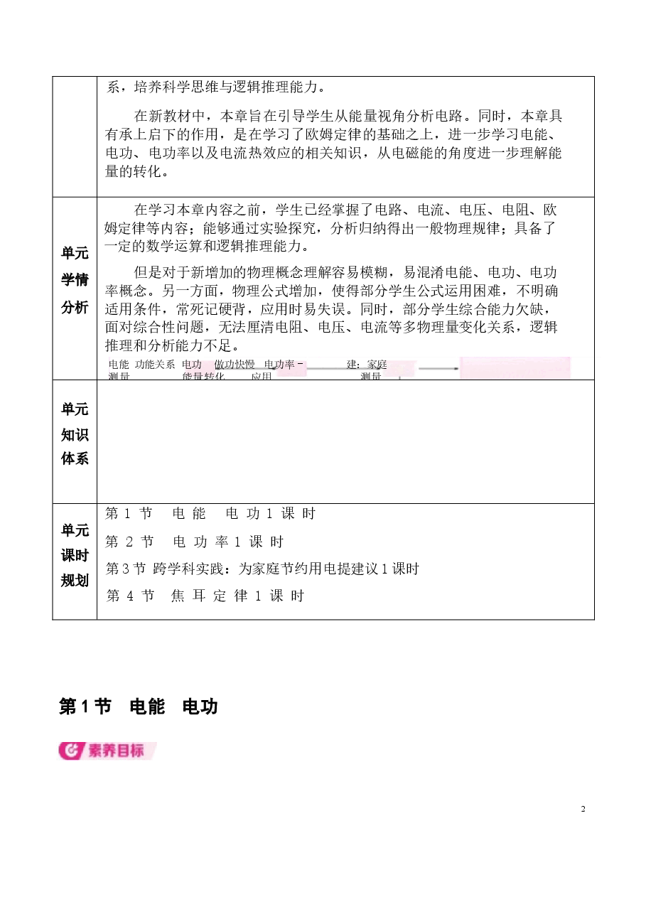 2026年课件-人教版九年级下册物理全册单元整体教学设计(2026年春改版教材)-新版.docx,第3页预览