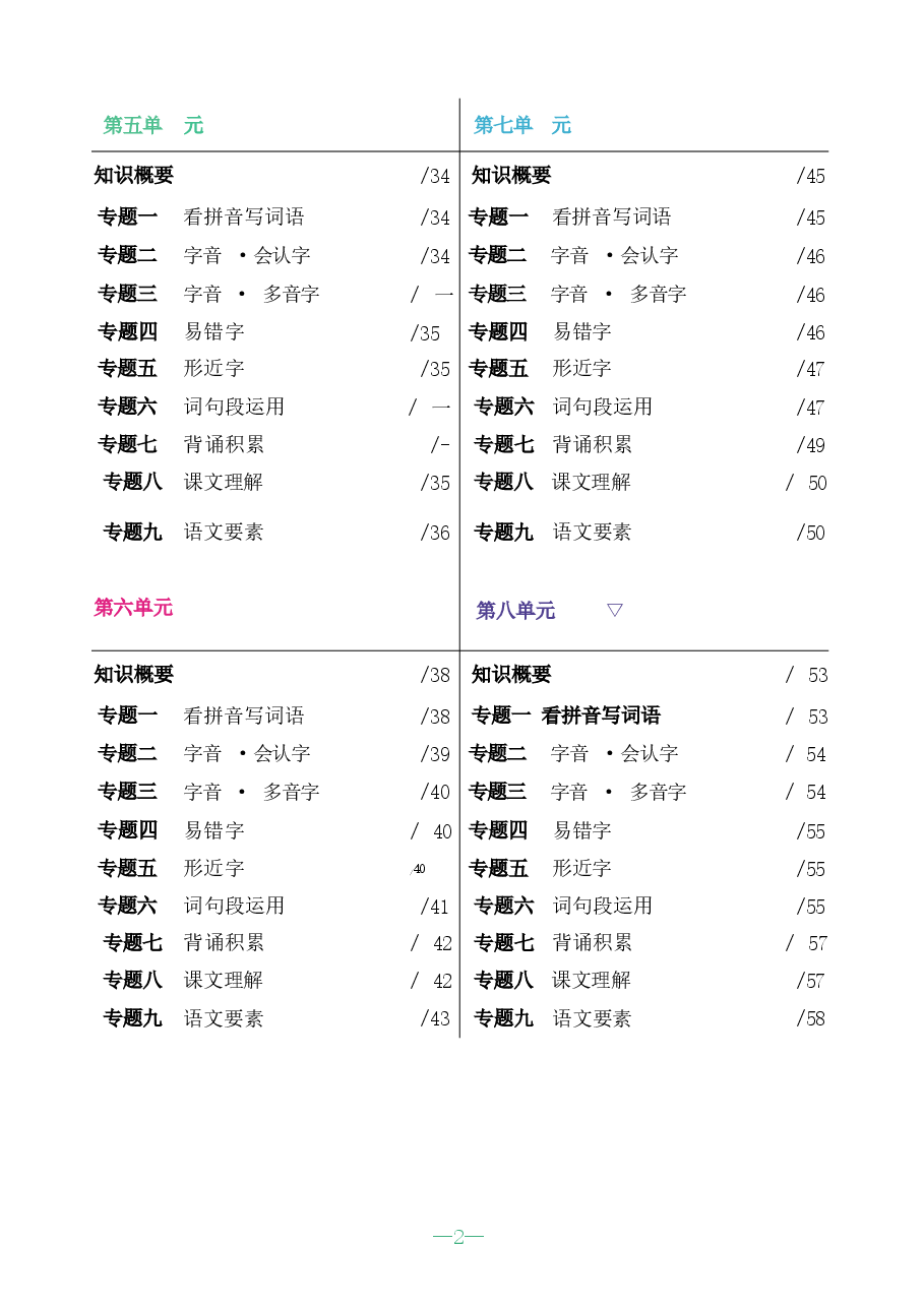 2026年课件-人教版三年级下册语文全册知识梳理(2026年春改版教材)-新版.docx,第4页预览