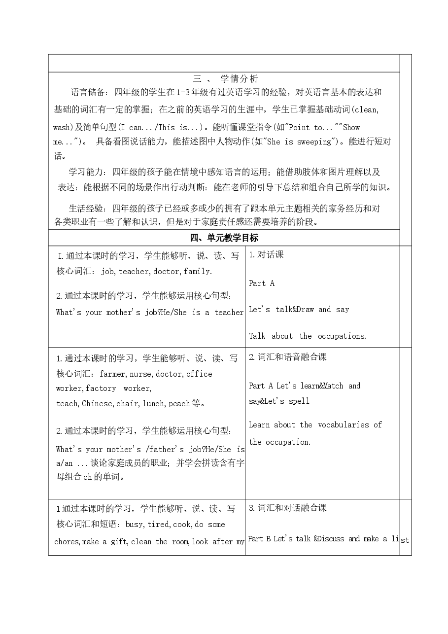 2026年课件-英语四上全册大单元教学设计(人教PEP版20265新教材)-新版.docx,第4页预览