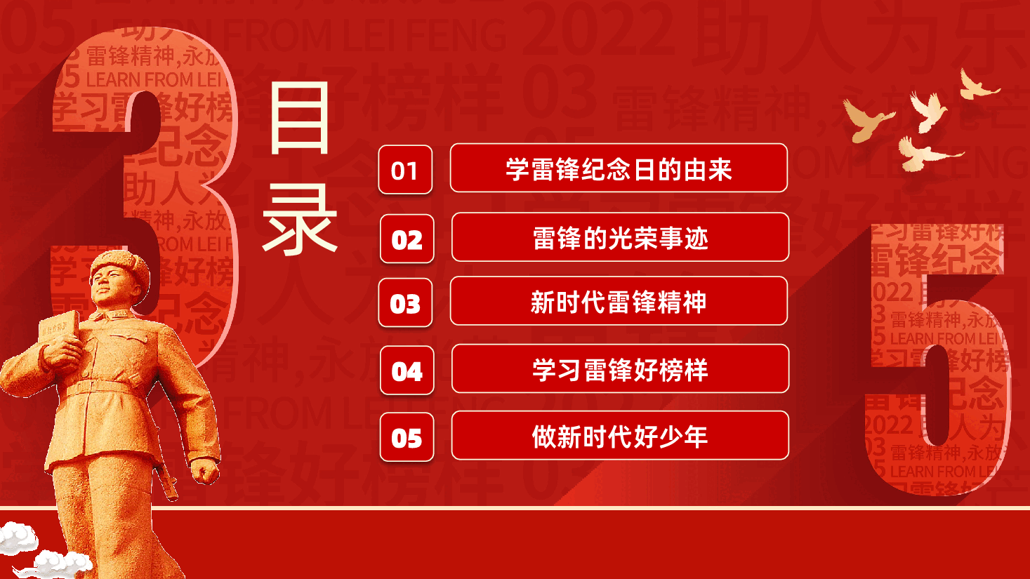 学雷锋专题辅导PPT《弘扬雷锋精神做新时代好少年》.pptx,第3页预览