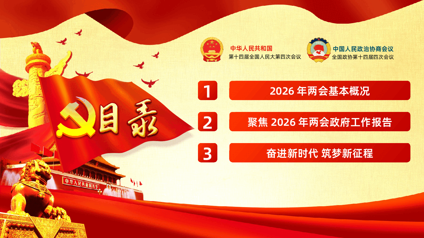 聚焦两会关注民生专题辅导PPT《数字解读2026年两会政府工作报告》.pptx,第3页预览