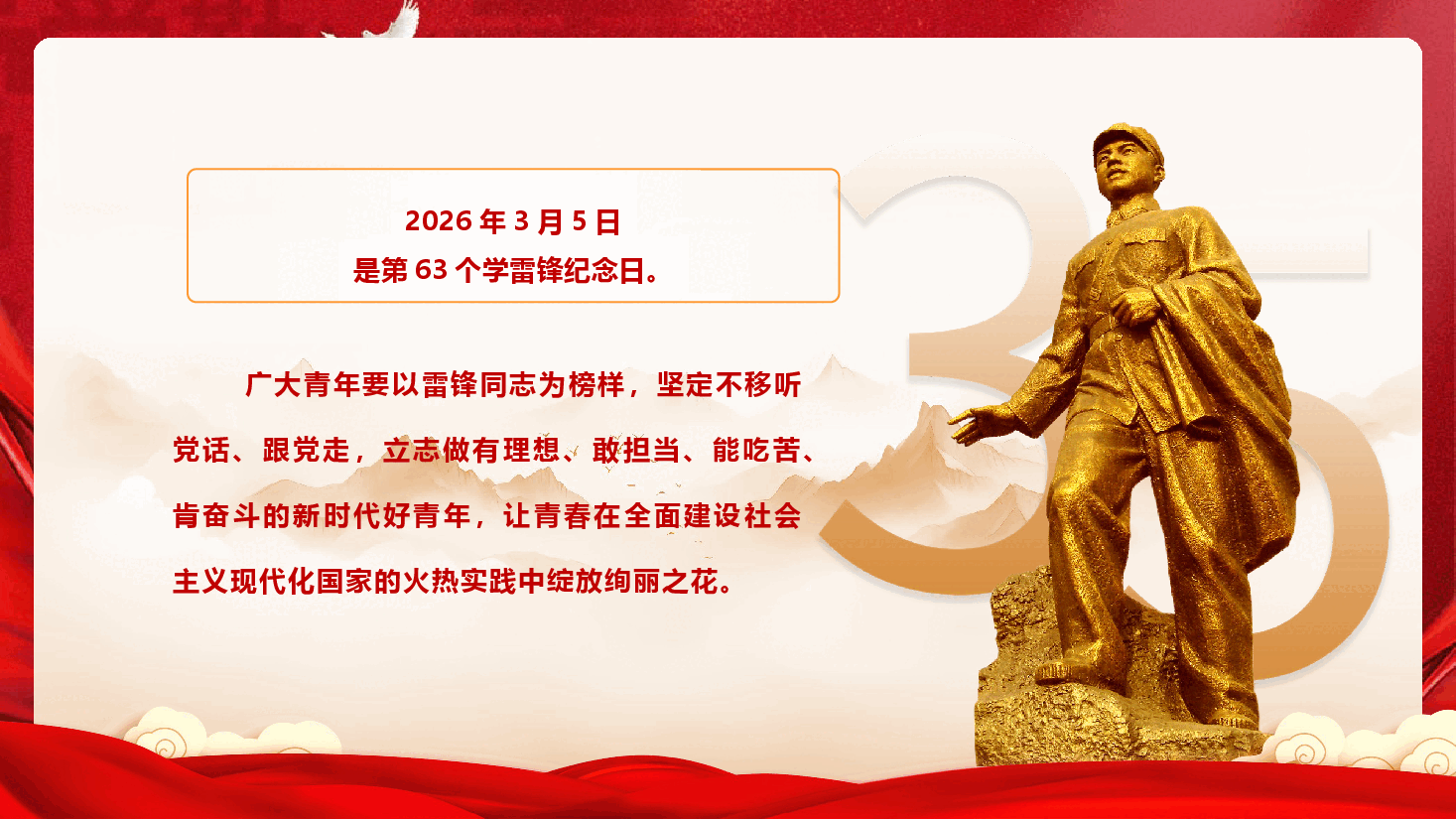 传承雷锋精神 争做新时代好青年(结合政绩观)(PPT+文字稿).pptx,第4页预览