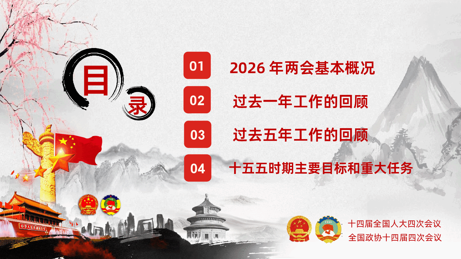 2026年两会政府工作报告聚焦两会关注民生贯彻落实两会精神PPT.pptx,第3页预览