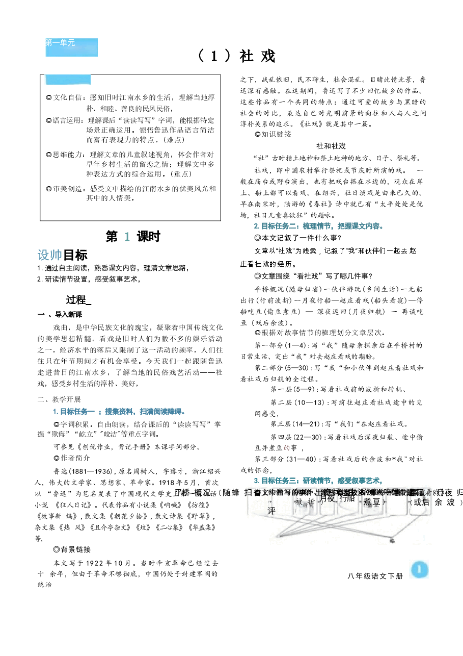 (2026春)教案合集-部编版八年级语文下册全册教案(新版本).docx,第3页预览