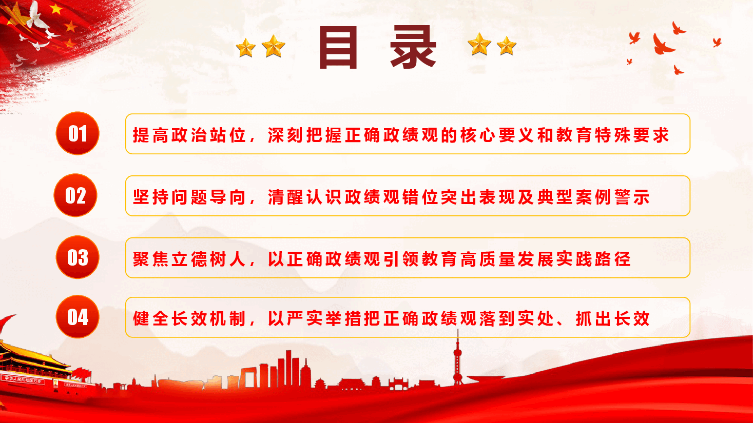 教育系统政绩观学习教育辅导授课《建设教育强国 办好人民满意的教育》(PPT+文字稿).pptx,第3页预览