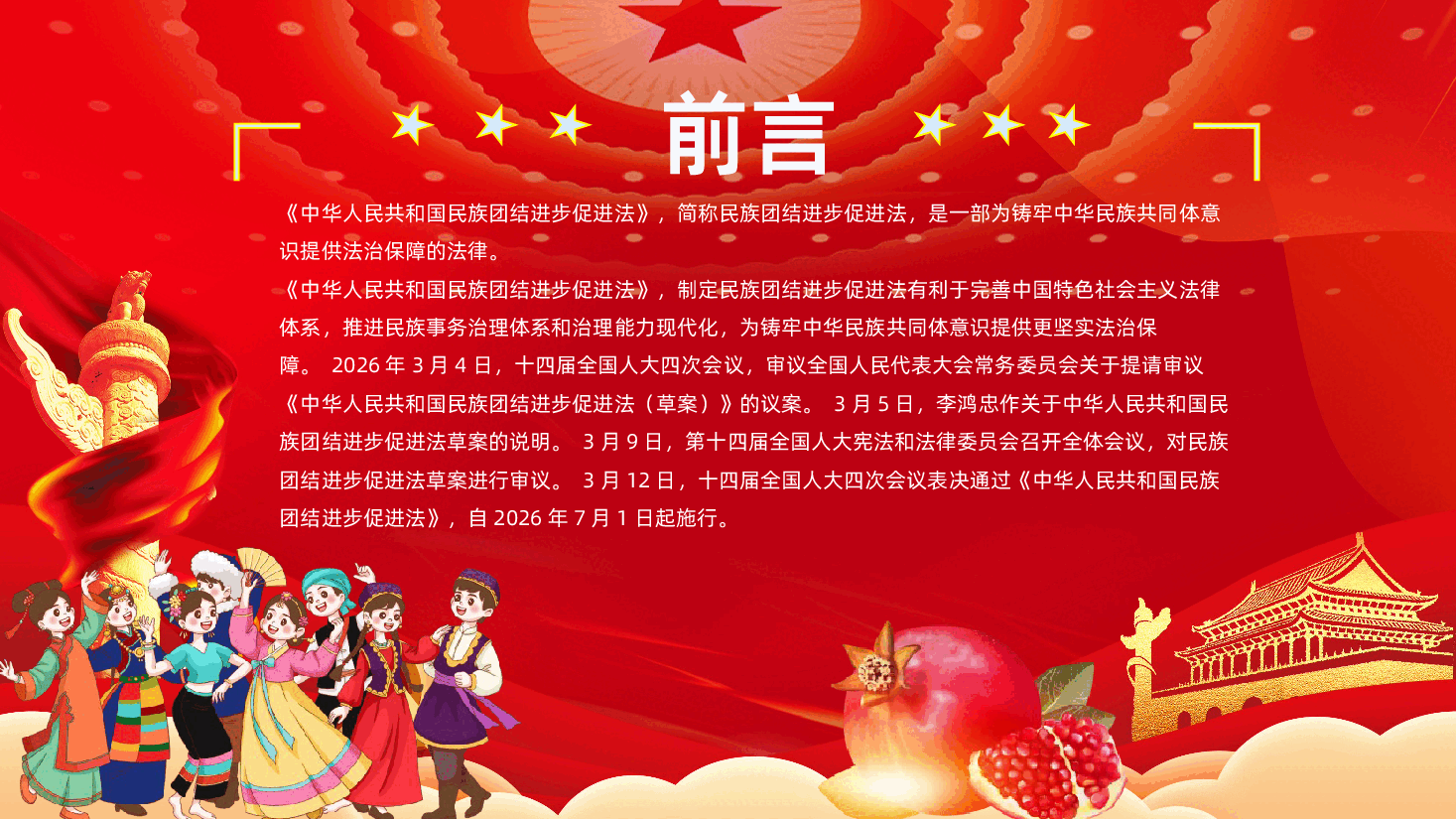 中华人民共和国民族团结进步促进法全文全面解读PPT.pptx,第2页预览