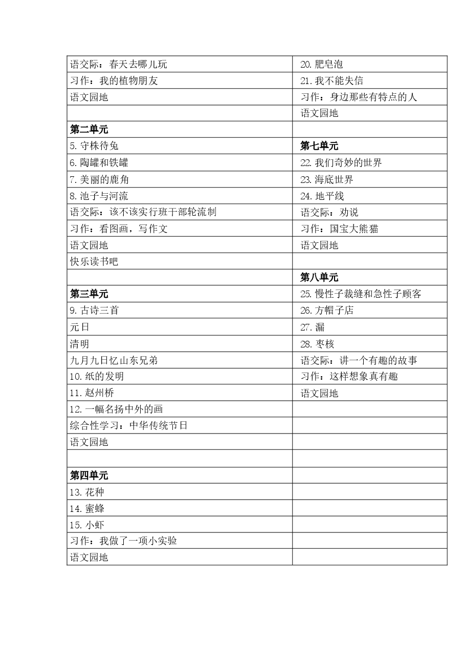 2026教案2026人教版三年级语文下册全册教案新版.docx,第2页预览