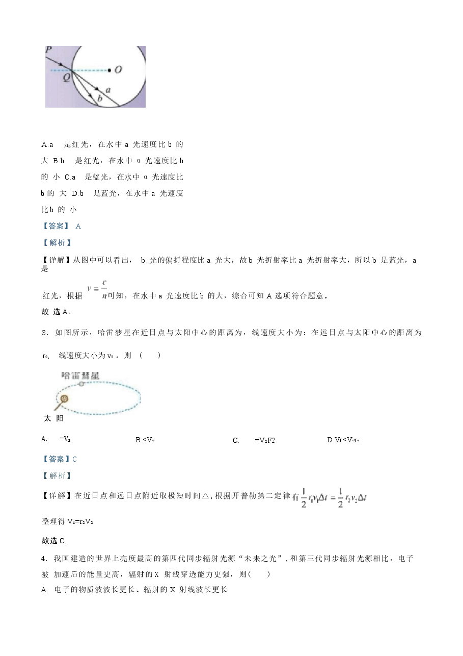 2026年2026届江苏省苏北七市(徐、连、淮、宿、通、扬、泰)高三下学期 二模物理试题 附解析新版.docx,第2页预览