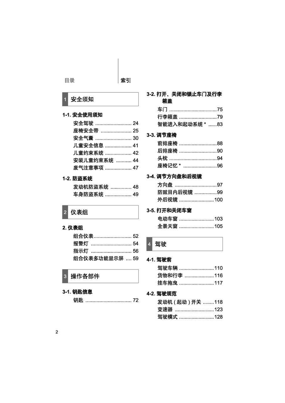 红旗HS7汽车说明书.pdf,第2页预览