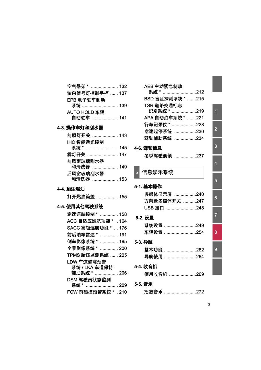 红旗HS7汽车说明书.pdf,第3页预览
