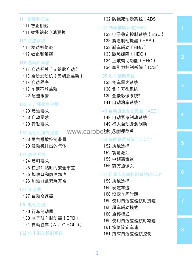 吉利ICON说明书.pdf，第3页预览