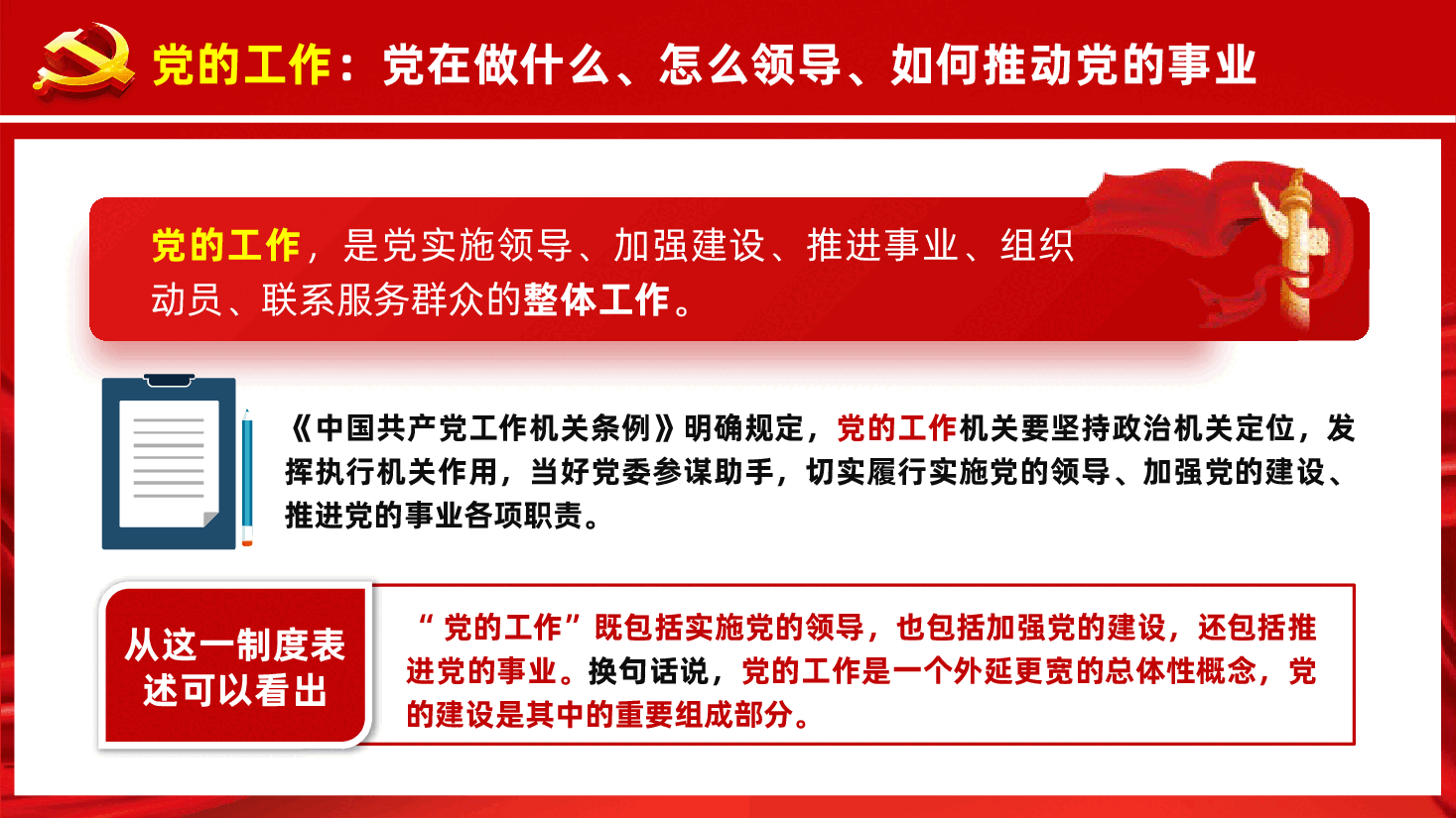 党务知识培训PPT《党的工作、党的建设、党建工作、党务工作、全面从严治党、管党治党,有什么区别?》.pptx,第2页预览