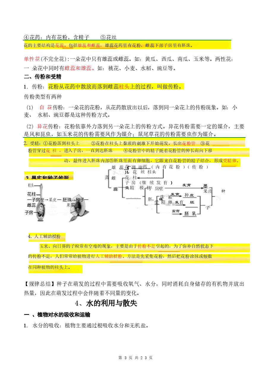 2026年【新教材】人教版(2024)七年级下册生物期末复习知识点背记提纲新版.docx,第3页预览