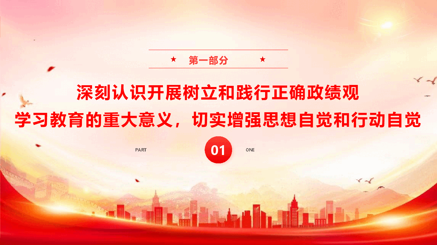 医院政绩观学习教育辅导授课《树立和践行正确政绩观 助力医院“十五五”高质量发展》(PPT +文字稿).pptx,第4页预览
