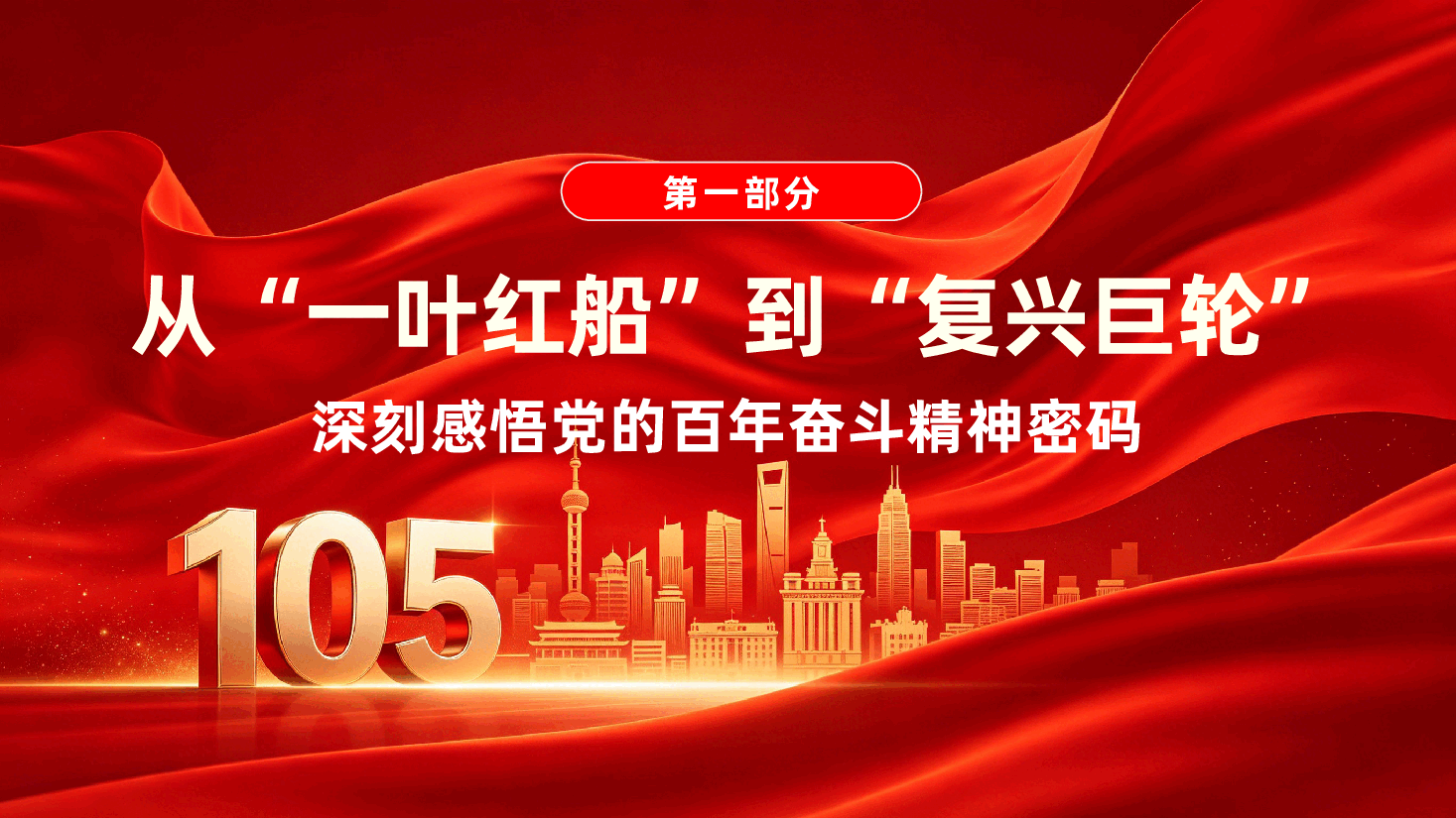 建党105周年“七一”党课ppt:坚守初心担使命、砥砺奋进新征程.pptx,第4页预览