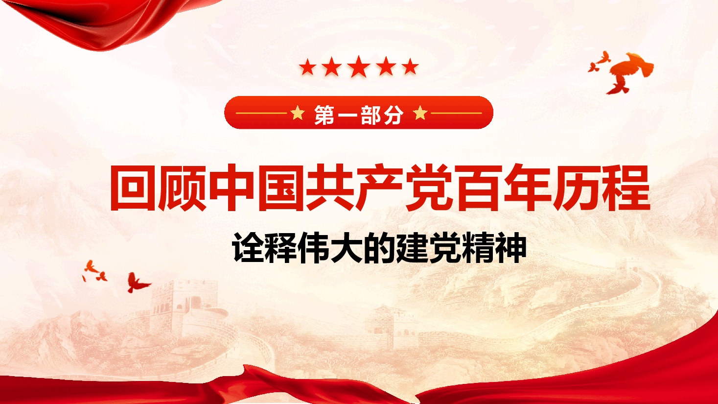 庆祝七一建党节专题课件(附文稿):弘扬伟大建党精神,凝聚磅礴力量.pptx,第3页预览