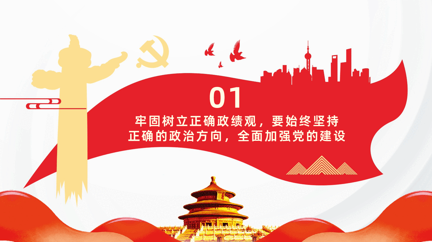 牢固树立正确政绩观奋力推进高质量发展PPT.pptx,第4页预览