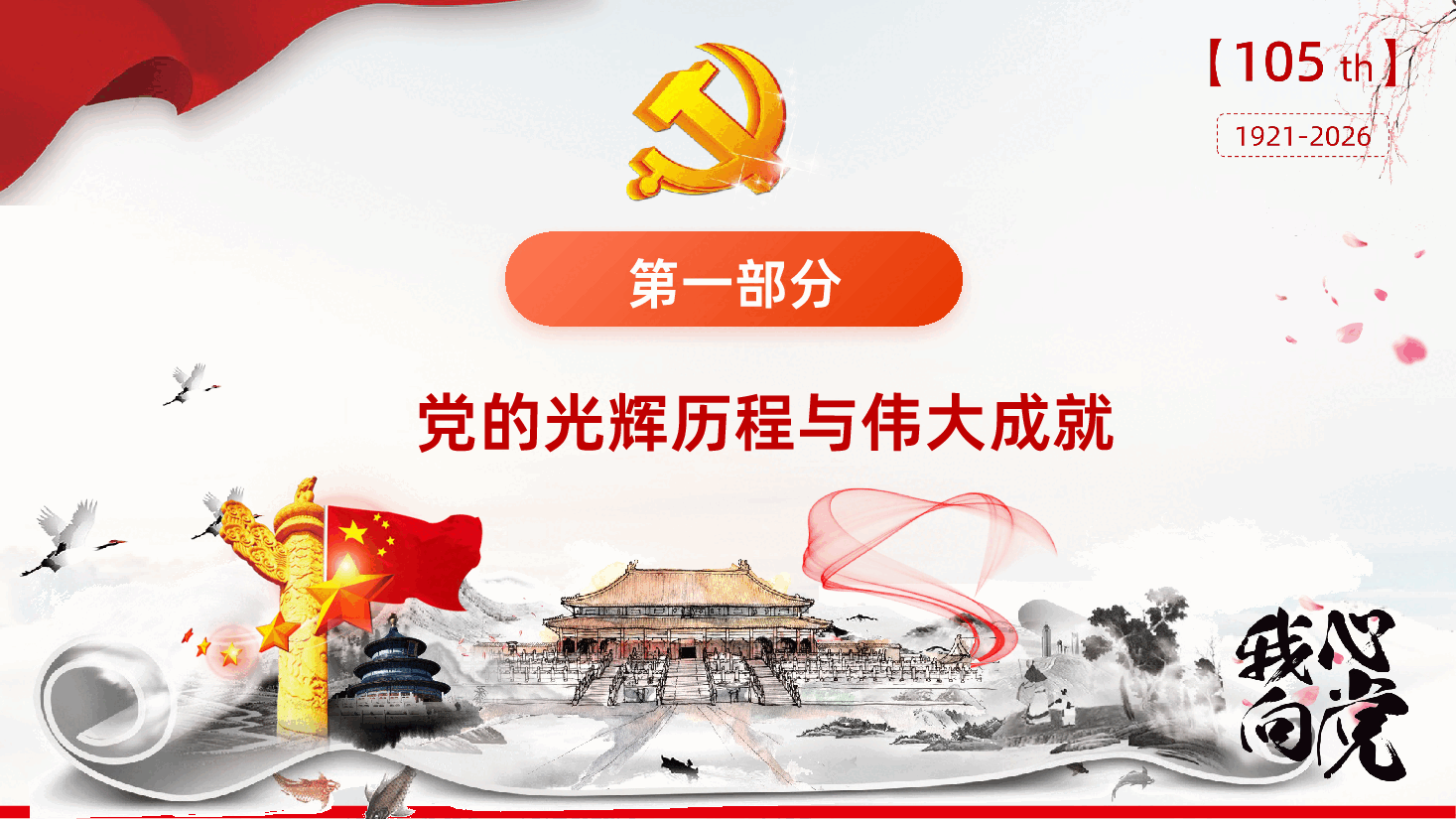七一建党节习近平总书记庆祝中国共产党成立105周年大会讲话精神解读.pptx,第4页预览