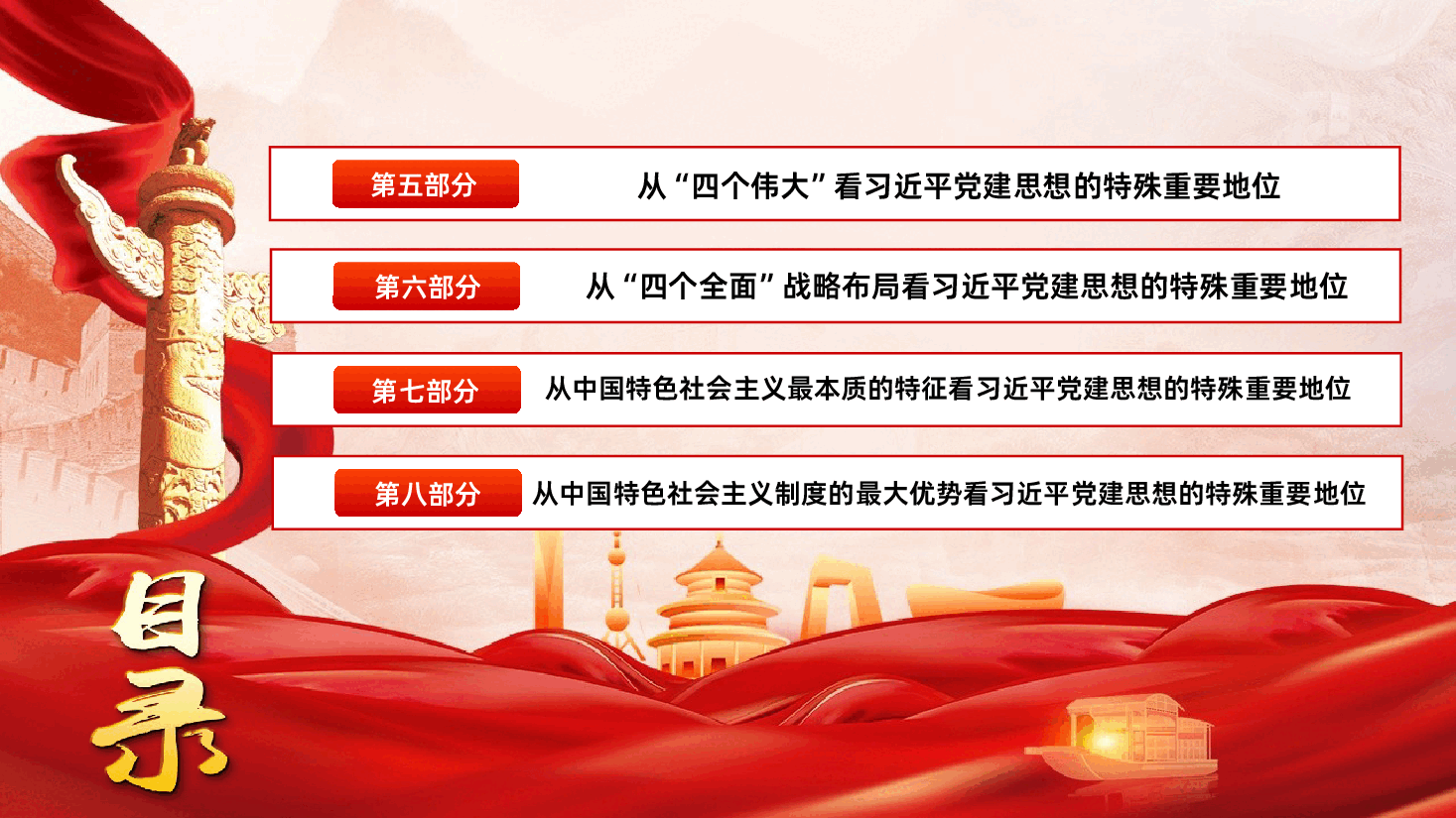 七一建党节热烈庆祝中国共产党成立105周年深刻认识习近平党建思想的特殊重要地位PPT课件.pptx，第4页预览