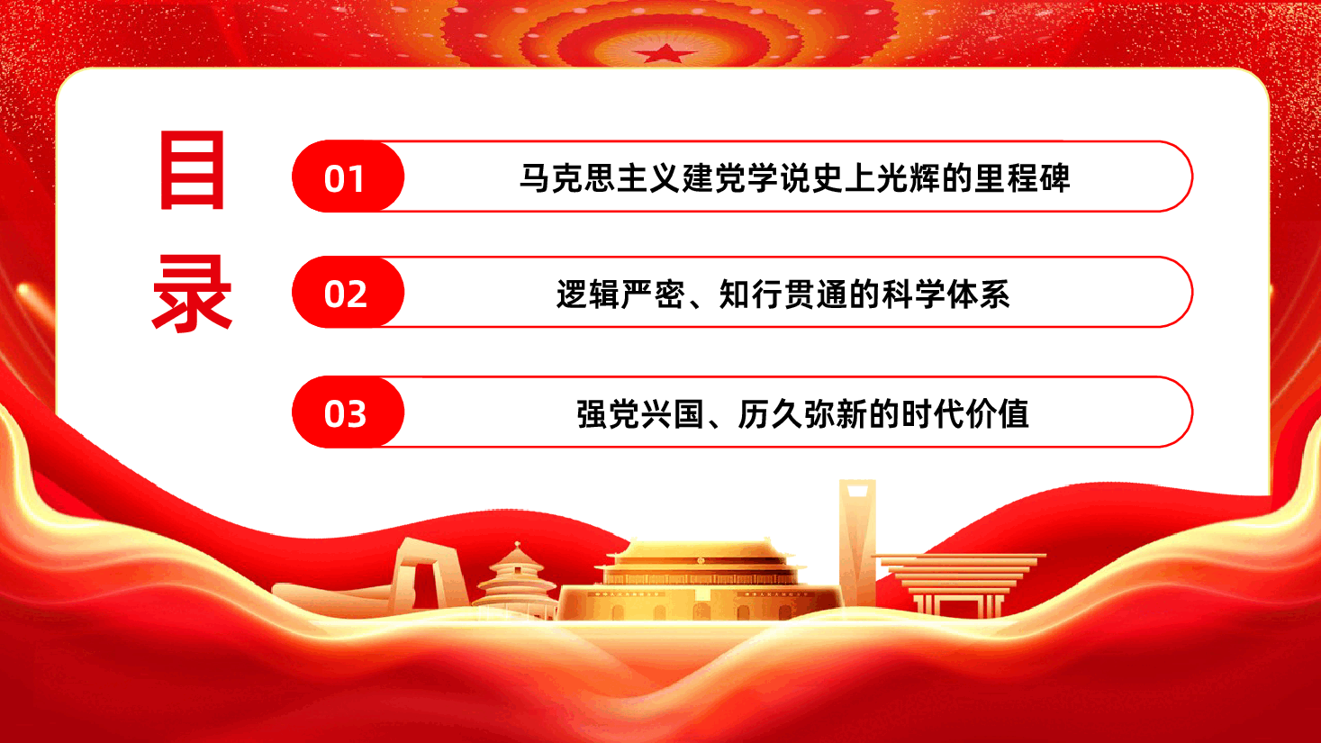 深刻把握习近平党建思想的科学体系与时代价值学习PPT.pptx，第3页预览
