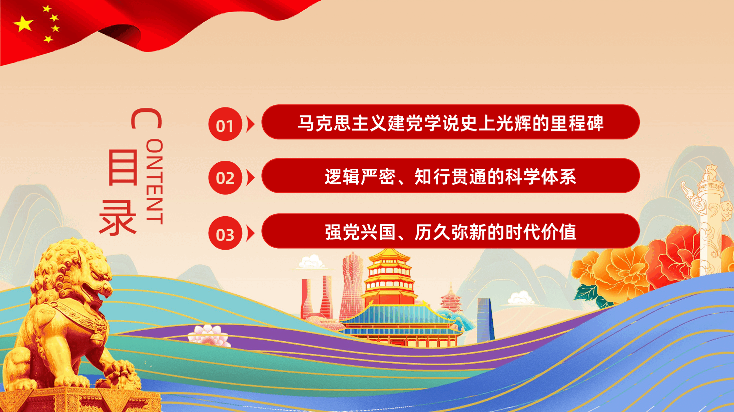 深刻把握习近平党建思想的科学体系与时代价值学习PPT.pptx,第3页预览