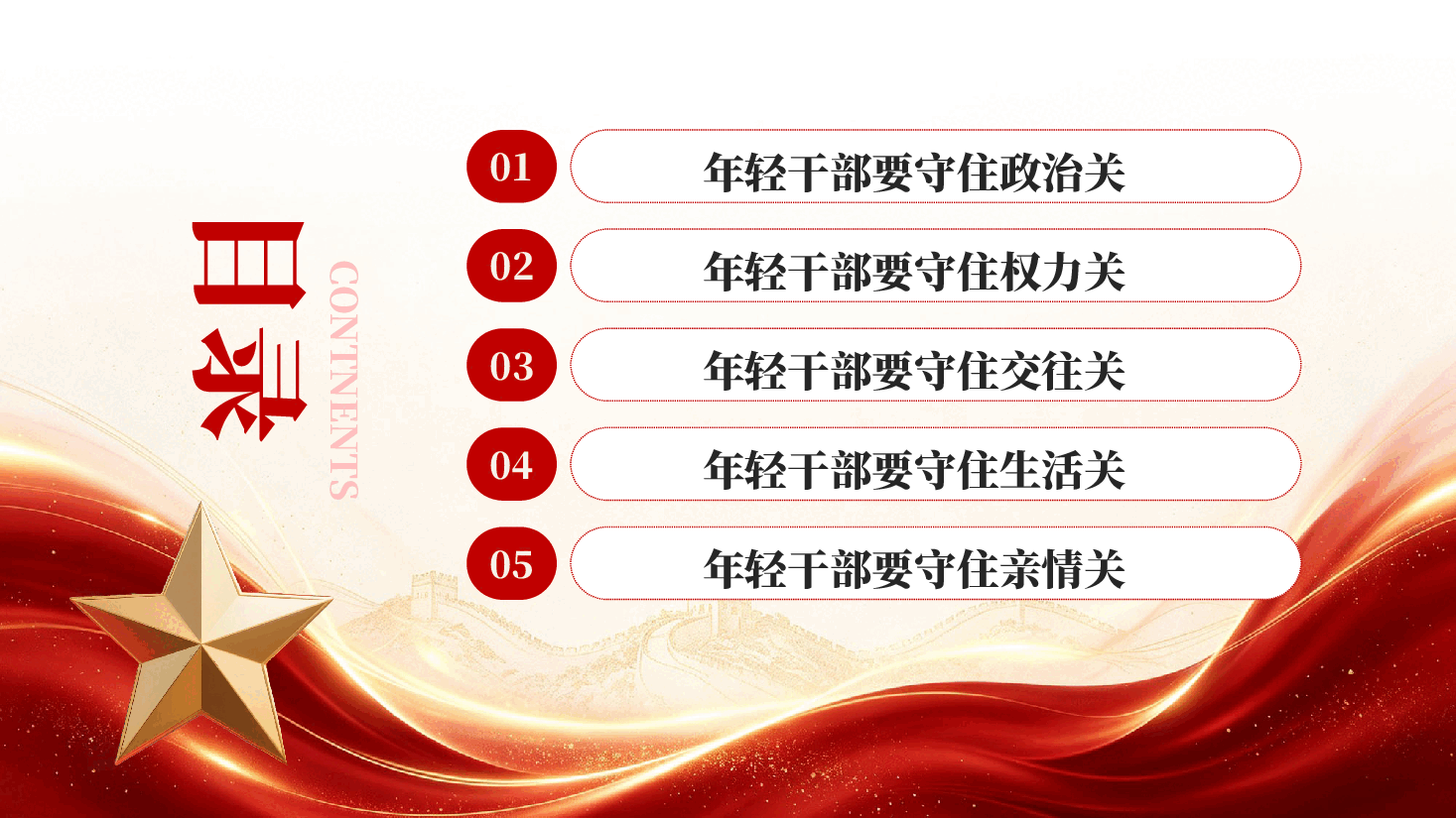 建功立业年轻干部要守好五道关PPT党课.pptx,第2页预览