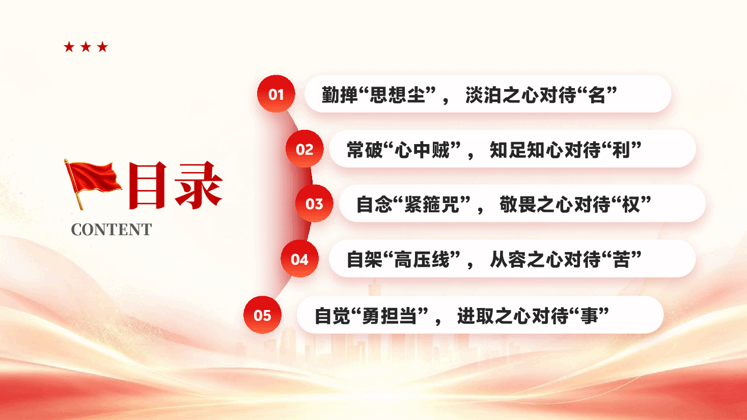 红色严守规矩不逾底线廉洁从政筑牢年轻干部廉政根基点PPT党课.pptx,第3页预览