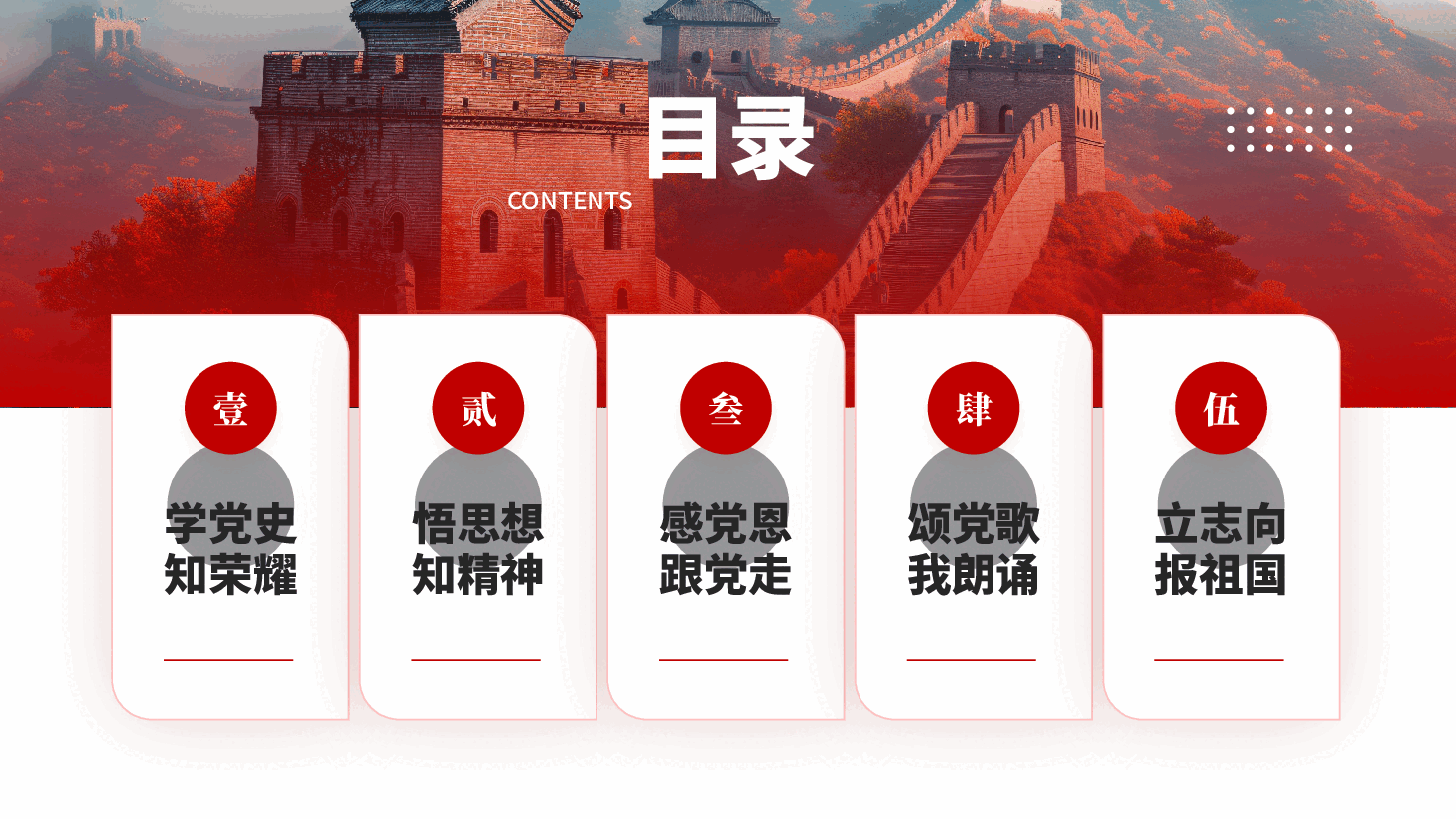 红色颂党恩跟党走庆祝中国共产党建党105年PPT党课.pptx,第2页预览
