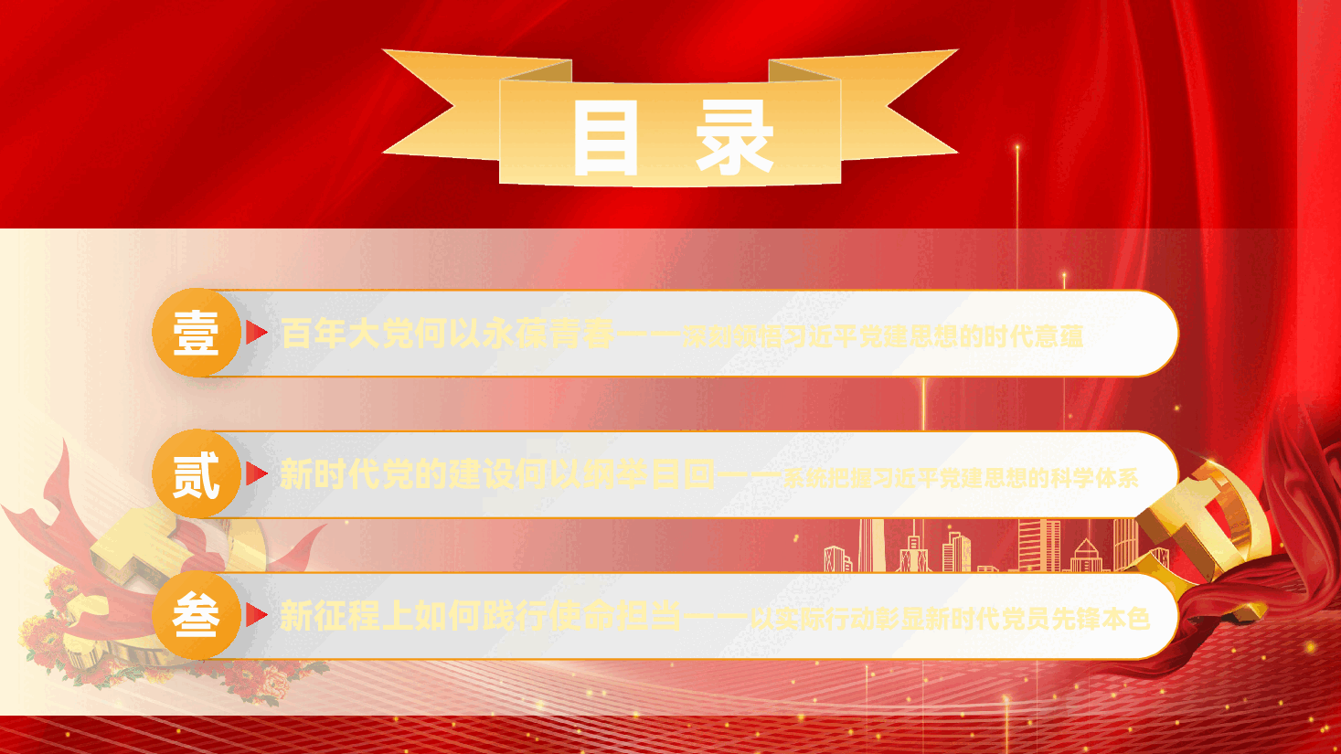 深入学习习近平党建思想专题党课PPT(附文稿):以党的自我革命引领社会革命.pptx,第3页预览