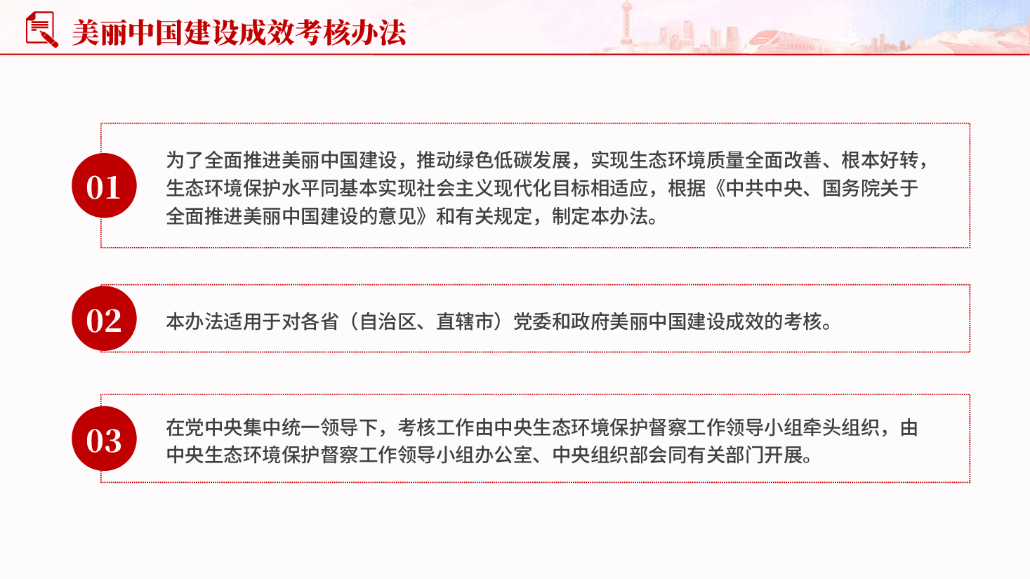 红色美丽中国建设成效考核办法学习解读专题党课PPT.pptx,第2页预览