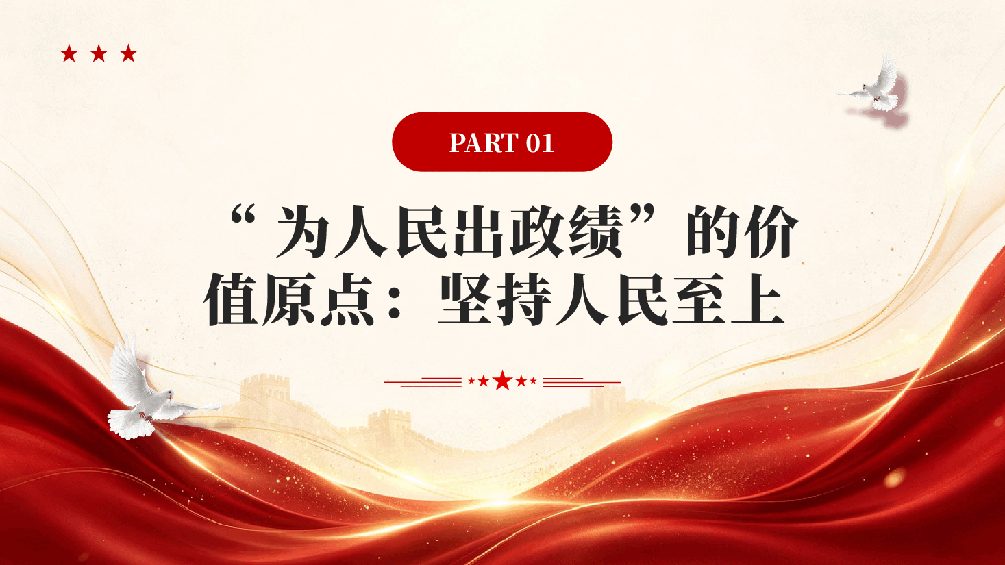 红色大气深刻理解为人民出政绩的内涵要求高质量发展党课PPT.pptx,第3页预览
