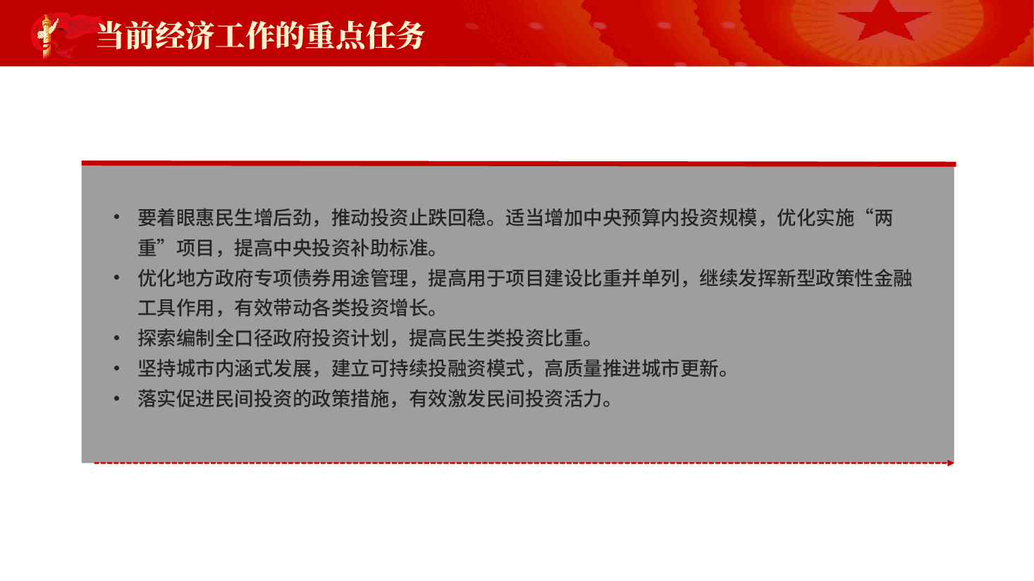 红色当前经济工作的重点任务中央经济工作会议学习解读党课PPT.pptx,第3页预览