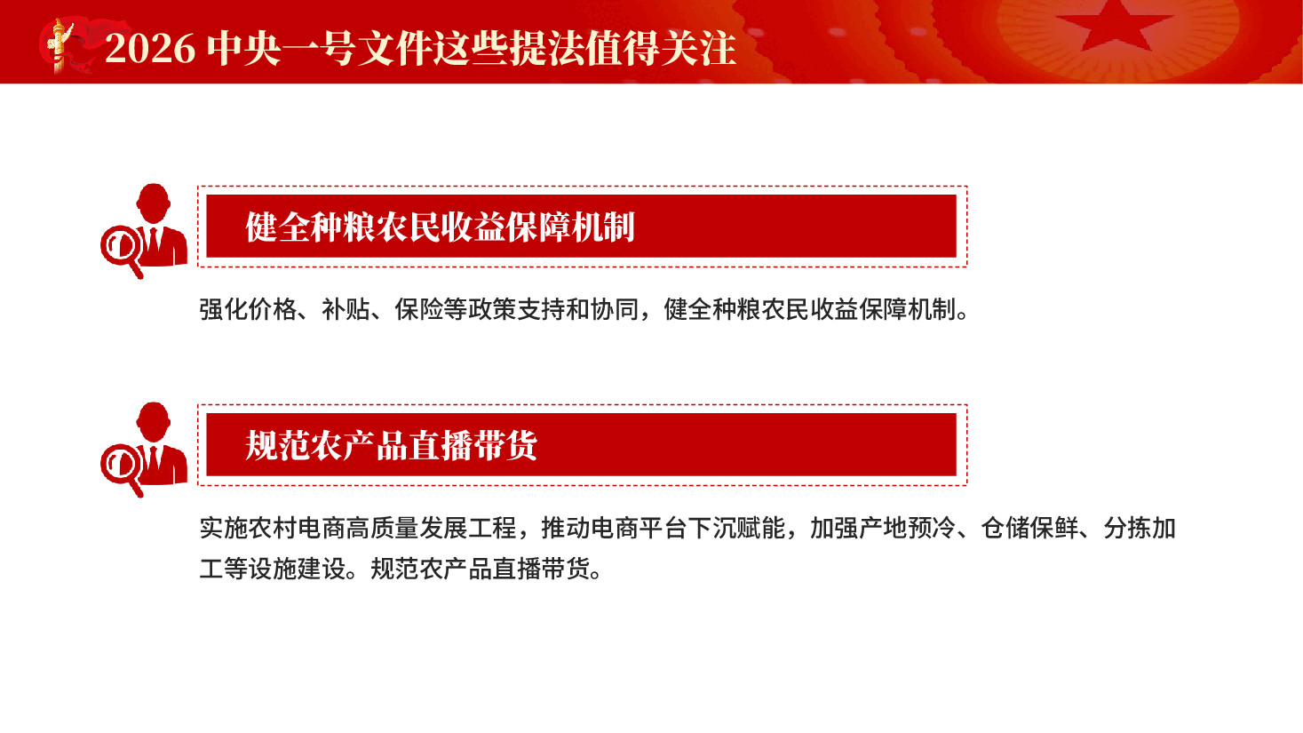 红色2026中央一号文件这些提法值得关注党课PPT.pptx,第4页预览