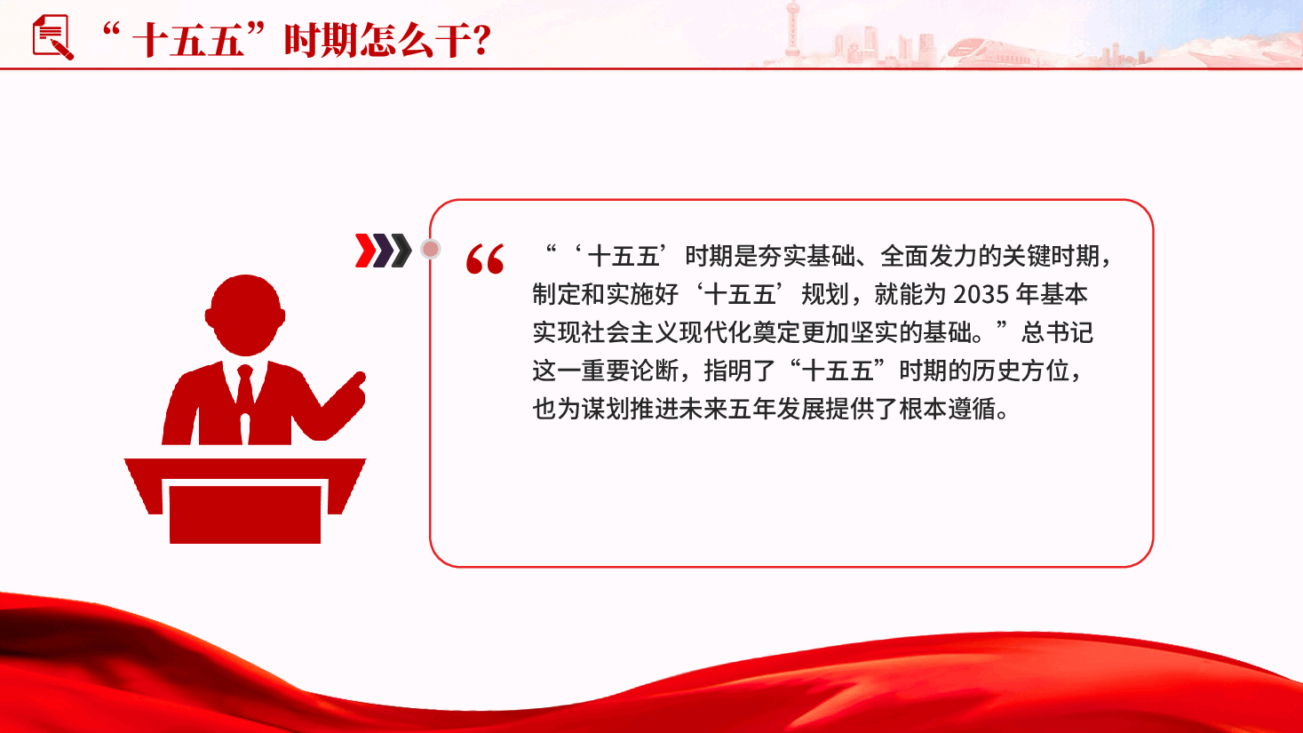 红色十五五时期怎么干十五五规划专题党课PPT.pptx,第3页预览
