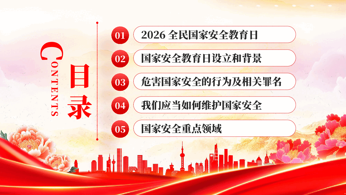 红色国家安全教育日统筹发展和安全护航十五五新征程党课PPT.pptx,第3页预览
