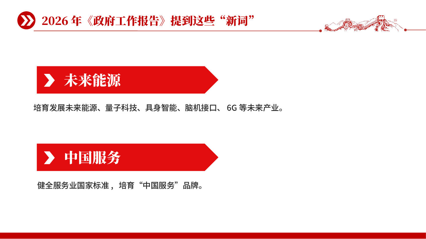 红色2026政府工作报告新词聚焦两会关注民生党课PPT.pptx,第4页预览