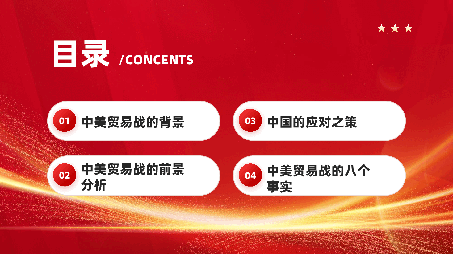 红色全方位解读中美贸易战背景及中国应对之策专题党课PPT.pptx,第3页预览