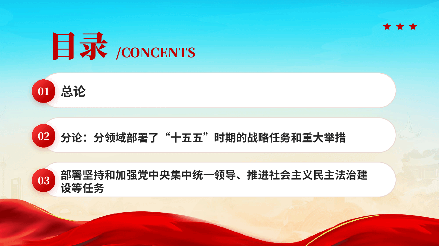 红色61条要点速览十五五规划建议二十届四中全会公报解读党课PPT.pptx,第3页预览