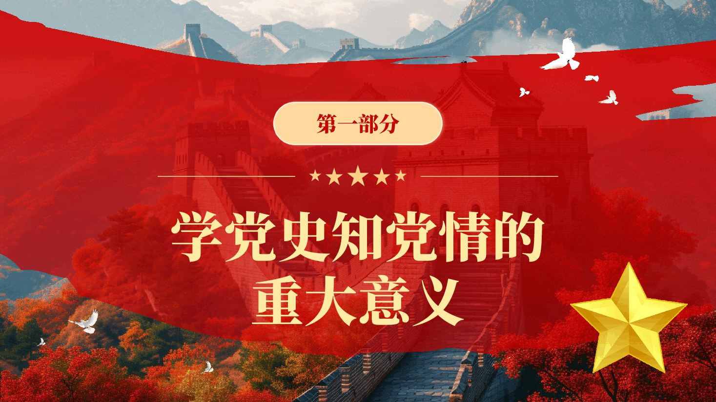 红色学党史知党情做合格党员永远跟党走党课PPT.pptx，第4页预览