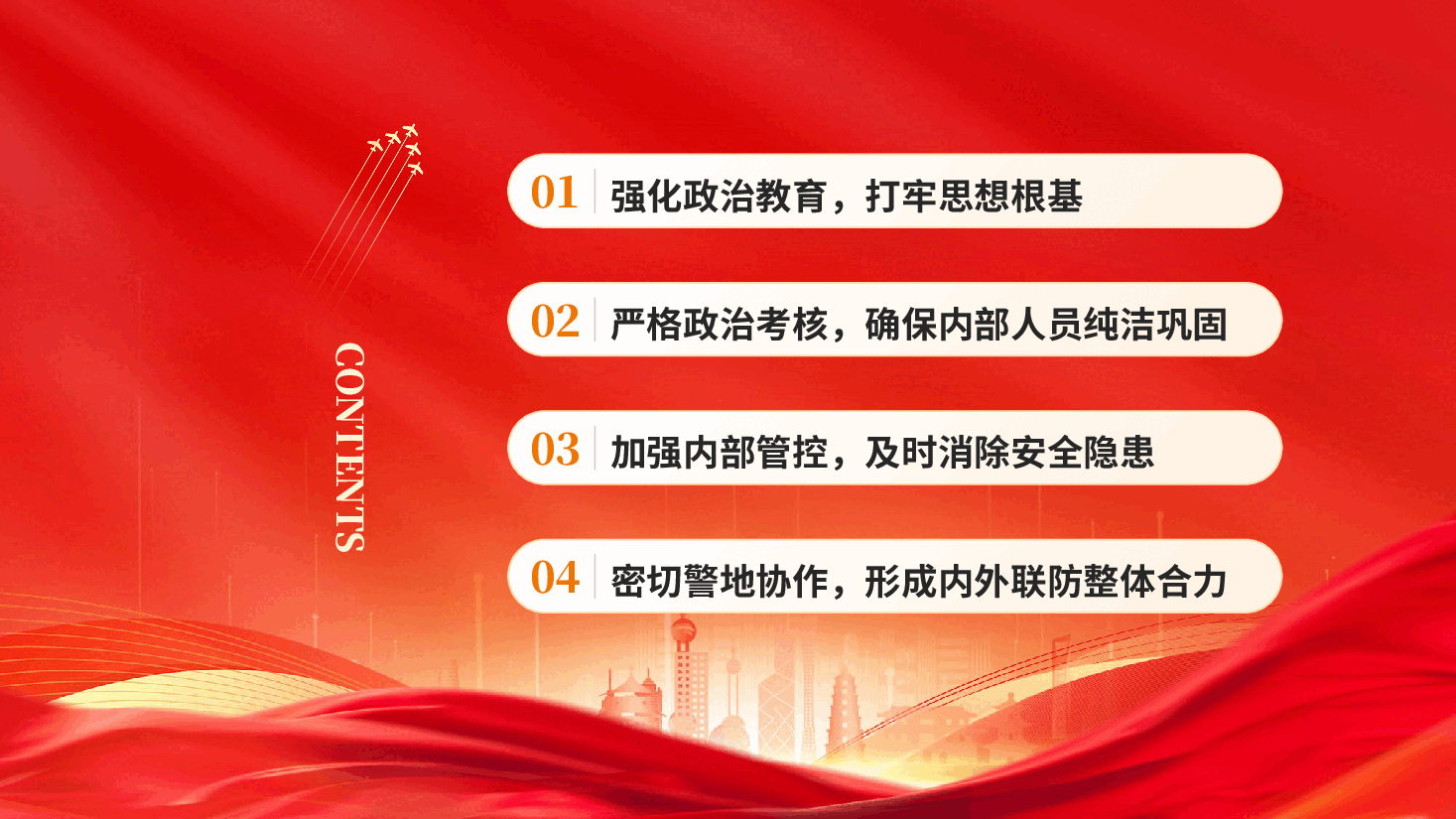 红色充分认清当前严峻形势坚决打好隐蔽斗争进攻仗主动仗军队院校隐蔽斗争工作党课PPT .pptx,第3页预览
