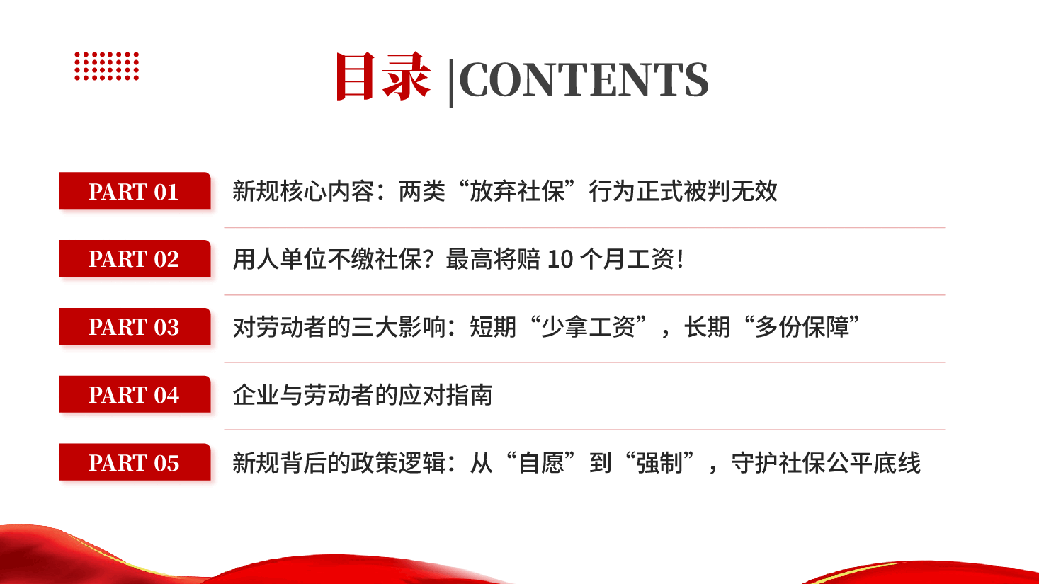 红色社保新规学习解读守护社保公平底线党课PPT.pptx,第2页预览