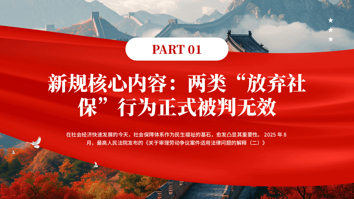 红色社保新规学习解读守护社保公平底线党课PPT.pptx,第3页预览