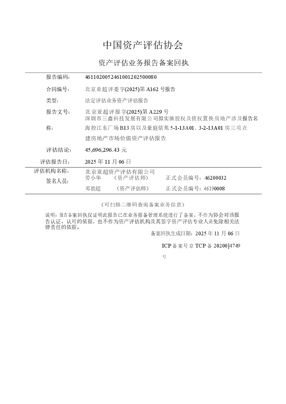 海控江东广场B13房以及豪庭铭苑5-1-13A01、3-2-13A01房三项在建房地产市场价值资产评估报告.docx,第2页预览