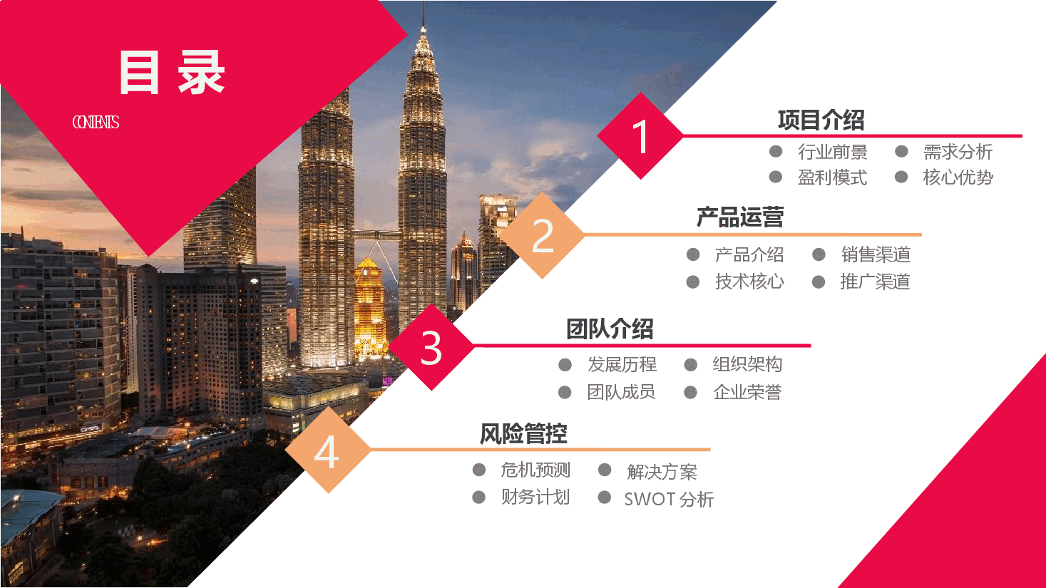 商业计划书模板PPT精美.pptx,第2页预览